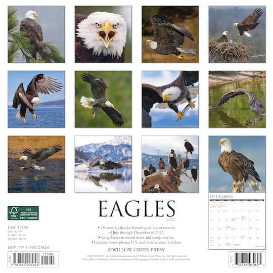 2023 Eagles Wall Calendar Michaels